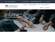 Tablet Screenshot of 365outsource.com